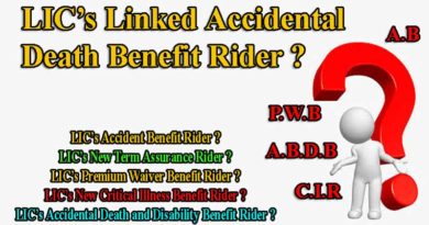 LIC Linked Accidental Death Benefit Rider