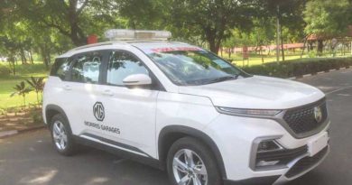 MG Hector SUV converted to Ambulance