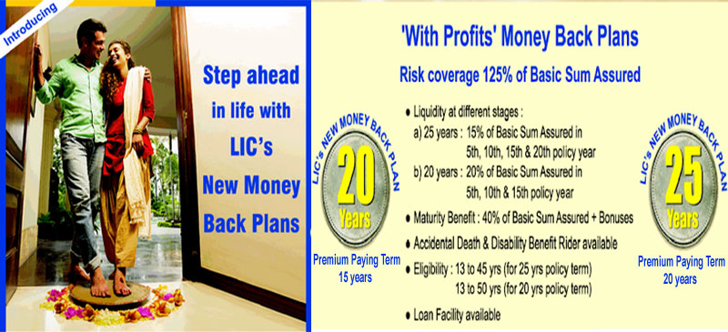 LIC NEW MON BACK PLAN 20 & 25 YEARS