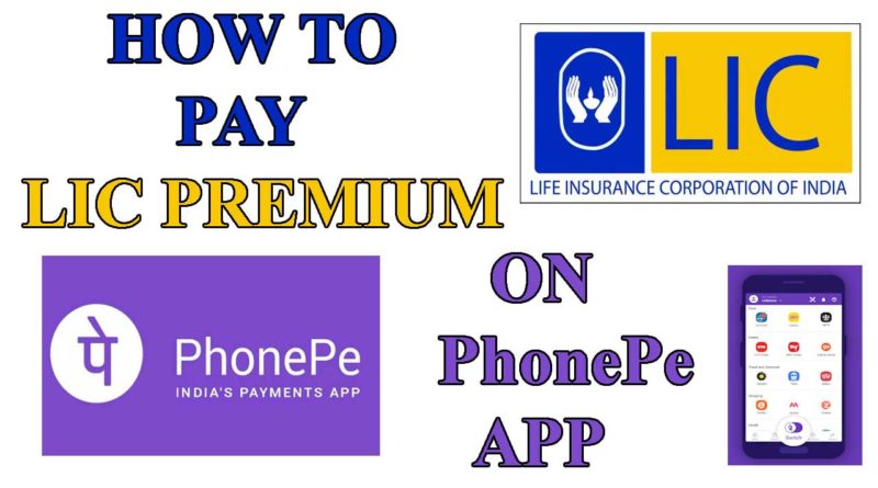 pay lic premium on phonepe